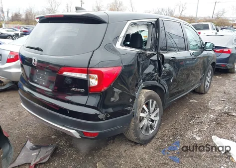 2022 Honda Pilot Ex-L from USA, damaged, VIN 5FNYF6H54NB017137